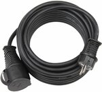 Baustellen-Verlangerungskabel IP44 25m H07RN-F 3G1,5 schwarz