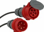 Verlangerungskabel IP44 25m schwarz H07RN-F 5G2,5 5-polig 400V 16A