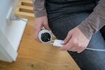Qualitats-Kunststoff-Verlangerungskabel 5m weiß H05VV-F 3G1,5