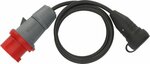 Adapterkabel IP44 1,5m schwarz H07RN-F 3G1,5 CEE-Stecker 400V 16A