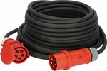 Verlangerungskabel IP44 mit Phasenwender 10m schwarz H07RN-F 5G4,0 CEE 400V 32A