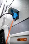 Camping- Maritim CEE Verlangerungskabel IP44 1,5m orange H07RN-F 3G2,5 CEE-Stecker, Winkelkupplung 230V 16A