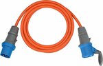 Camping- Maritim CEE Verlangerungskabel IP44 5m H07RN-F 3G2,5 orange CEE 230V 16A Stecker und Kupplung