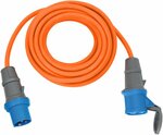 Camping- Maritim CEE Verlangerungskabel IP44 10m H07RN-F 3G2,5 orange CEE 230V 16A Stecker und Kupplung