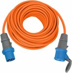 Camping- Maritim CEE Verlangerungskabel IP44 25m H07RN-F 3G2,5 orange CEE 230V 16A Stecker und Kupplung