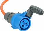 Camping- Maritim CEE Verlangerungskabel IP44 25m H07RN-F 3G2,5 orange CEE 230V 16A Stecker und Kupplung