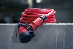 Verlangerungskabel VQ 1100 IP44, 10m rot H07BQ-F 3G1,5