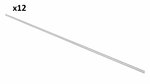 Zeltschiene Aluminium 90 250 x 2 7 cm x12 Stuck