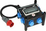 Kompakter Gummi-Stromverteiler BSV 3 FI 16-7 IP44 2m H07RN-F5G2.5