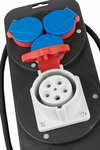 Stromstation CEE1 IP44 Stecker 400V 16A Steckdosen 1x CEE 400V 16A+3x 230V 16A