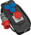 Stromstation CEE1 IP44 Stecker 400V 16A Steckdosen 1x CEE 400V 16A+3x 230V 16A