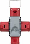 Kreuzverteiler CEE400V 32A 3fach Stecker CEE + 3x Steckdosen CEE