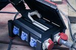 Professional Gummi-Stromverteiler BSV 5 2m H07RN-F 5G6,0 1xCEE32A+2x16A, 6x230V