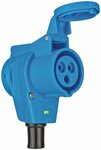 CEE-Winkelkupplung 230V 16A IP44 - 1x 230V 16A, 1x 230V CEE 16A 3-polig