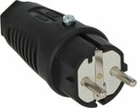 Schutzkontakt-Gummistecker 230V 16A IP54