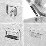 Werkzeugbox Aluminium fur Anhanger 1450 x 520 x H460 mm