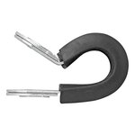 Kabelklemme 8 mm mit Gummischutz x10 stuck