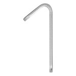 Haken anschraubbar Metall 52 x 13 x 2 mm
