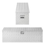 Werkzeugbox Aluminium fur Anhanger 1240 x 400 x H380 mm
