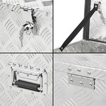 Werkzeugbox Aluminium fur Anhanger 760 x 320 x H270 mm
