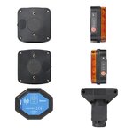 Ruckleuchten-Set LED auf Magnet kabellos (Bluetooth) 13-polig
