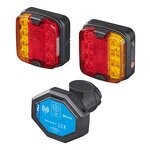 Ruckleuchten-Set LED auf Magnet kabellos (Bluetooth) 13-polig