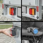 Ruckleuchten-Set LED auf Magnet kabellos (Bluetooth) 13-polig