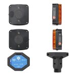 Ruckleuchten-Set LED auf Magnet kabellos (Bluetooth) 7-polig