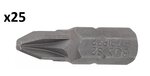 Bitlange 25 mm 6,3 mm (1/4) Innensechskant Kreuzschlitz PZ2 x25 stuck