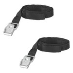 Bindebander mit Metallschnalle  18 mm  100 cm  2er-Set
