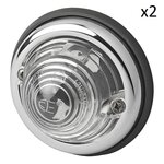 Begrenzungsleuchte weiß 70mm PM x2 Stuck