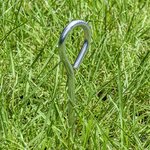 Zelthering 19cm Aluminium mit ose x10 stuks