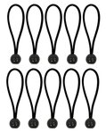 Zeltspanner elastisch 15cm mit Kunststoffkugel - Set a 10 Stuck