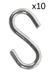 S-Haken Durchmesser 3mm 2 9x1 3cm x10 Stuck