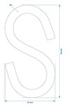 S-Haken Durchmesser 3mm 2 9x1 3cm x10 Stuck