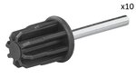 Obere Kappe 25mm mit Stift x10 stuks