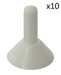 Regenschutz fur Zeltstange x10 stuks