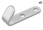 Haken anschraubbar Metall 52 x 13 x 2 mm x5 stuck