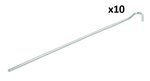Zelthering 25cm Metall mit offener ose x10 stuck