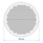 Reflektor rot 60mm selbstklebend x5 stuck