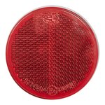 Reflektor rot 60mm selbstklebend x5 stuck