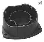 Steckdosenhalter Kunststoff fur 13-poligen Stecker x5 stuck
