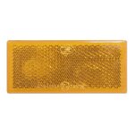 Reflektor orange 82x36mm selbstklebend x5 stuck