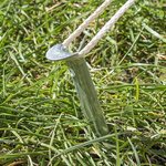 Zelthering 22cm Metall halbrund x10 stuck