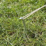 Zelthering 22cm Metall halbrund x10 stuck