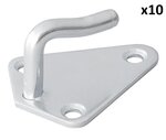 Seilhaken Metall 40x45mm geschweißt x10 stuck