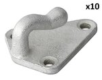 Seilhaken Metall 40x45mm x10 stuck
