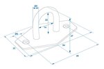 Segelauge rund 24mm x10 stuck