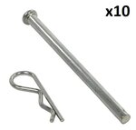 Separate Metallstift fur Stabilisierungsfuß x10 Stuck