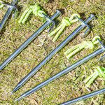 Felshering 20 cm verzinkter Stahl mit L-Haken Heavy Duty x10 Stuck